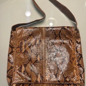 Genuine Snakeskin Satchel